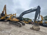 Used Deere Excavator,Used Excavator in yard,Side of used Excavator,Front of used Excavator